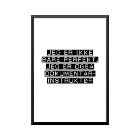 Plakat: Dokumentarinstruktør